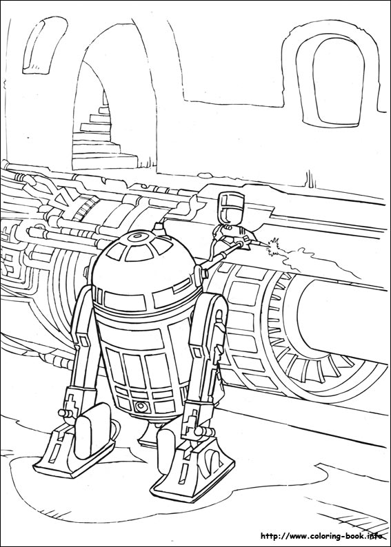 Star Wars coloring picture